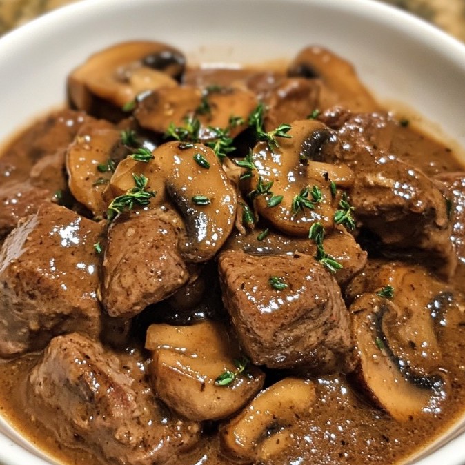 Beef Tips with Mushrooms