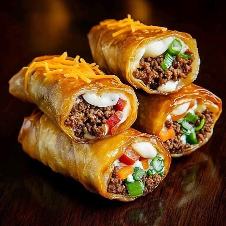 Crispy Cheesy Beef Egg Rolls: 15-Minute Flavor Explosion of Comfort