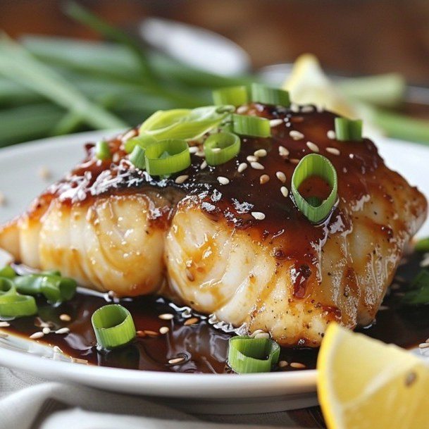 Ginger Soy Glazed Cod