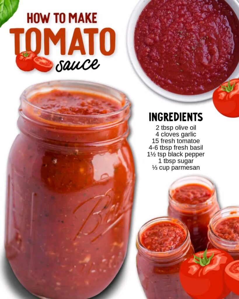 How To Make Homemade Tomato Sauce at home