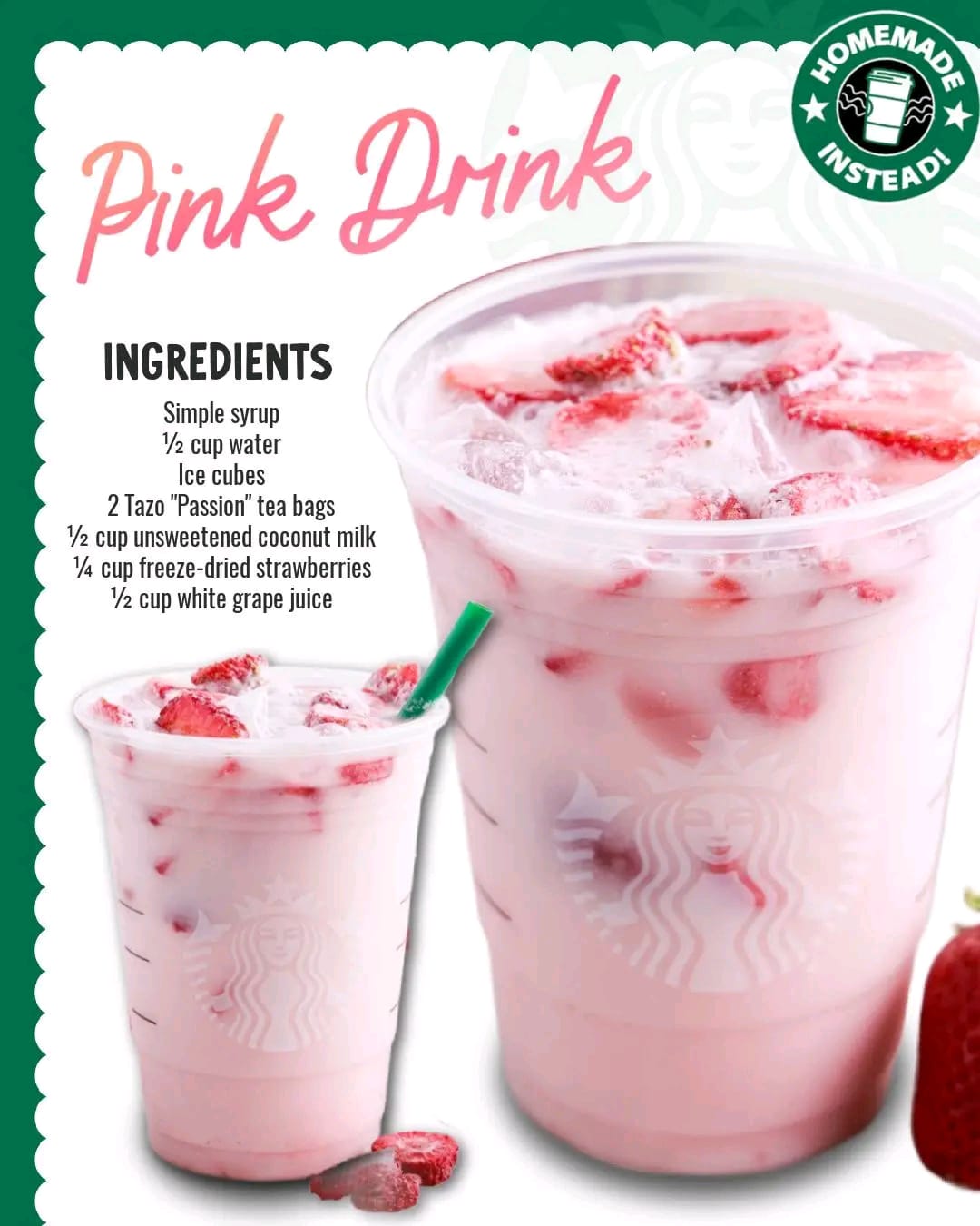 Homemade Pink Drink