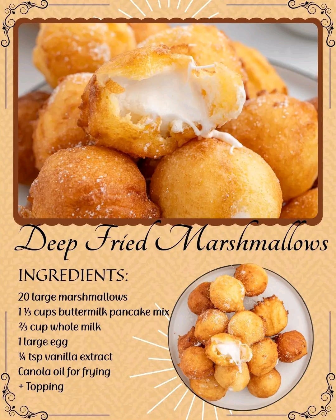 DEEP FRIED MARSHMALLOWS