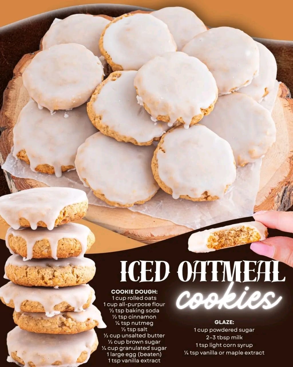 ICED OATMEAL COOKIES!
