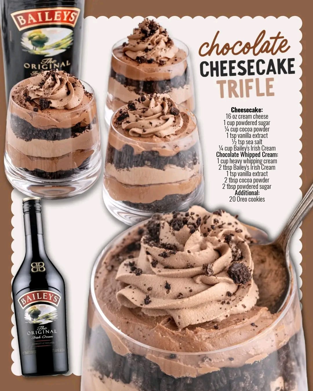 Chocolate Cheesecake Trifle