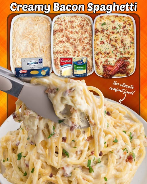 Creamy Bacon Spaghetti: A Comfort Bowl of Pure Indulgence