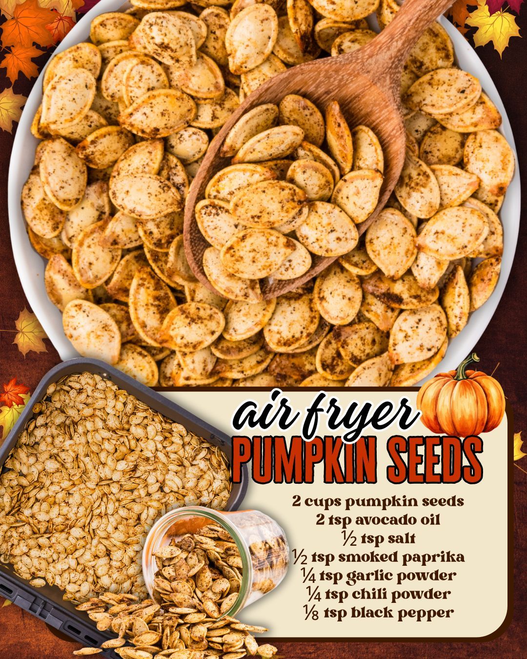 AIR FRYER PUMPKIN SEEDS