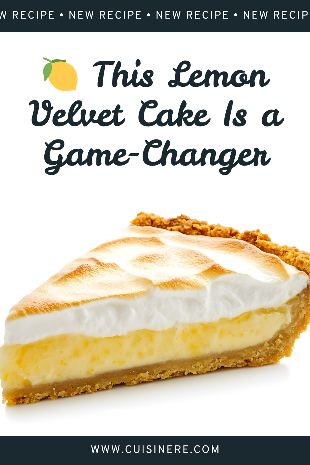 🍋 This Lemon Velvet Cake Is a Game-Changer