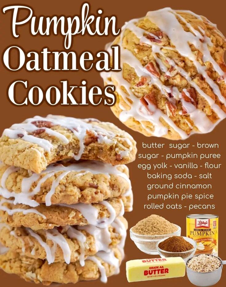 PUMPKIN OATMEAL COOKIES